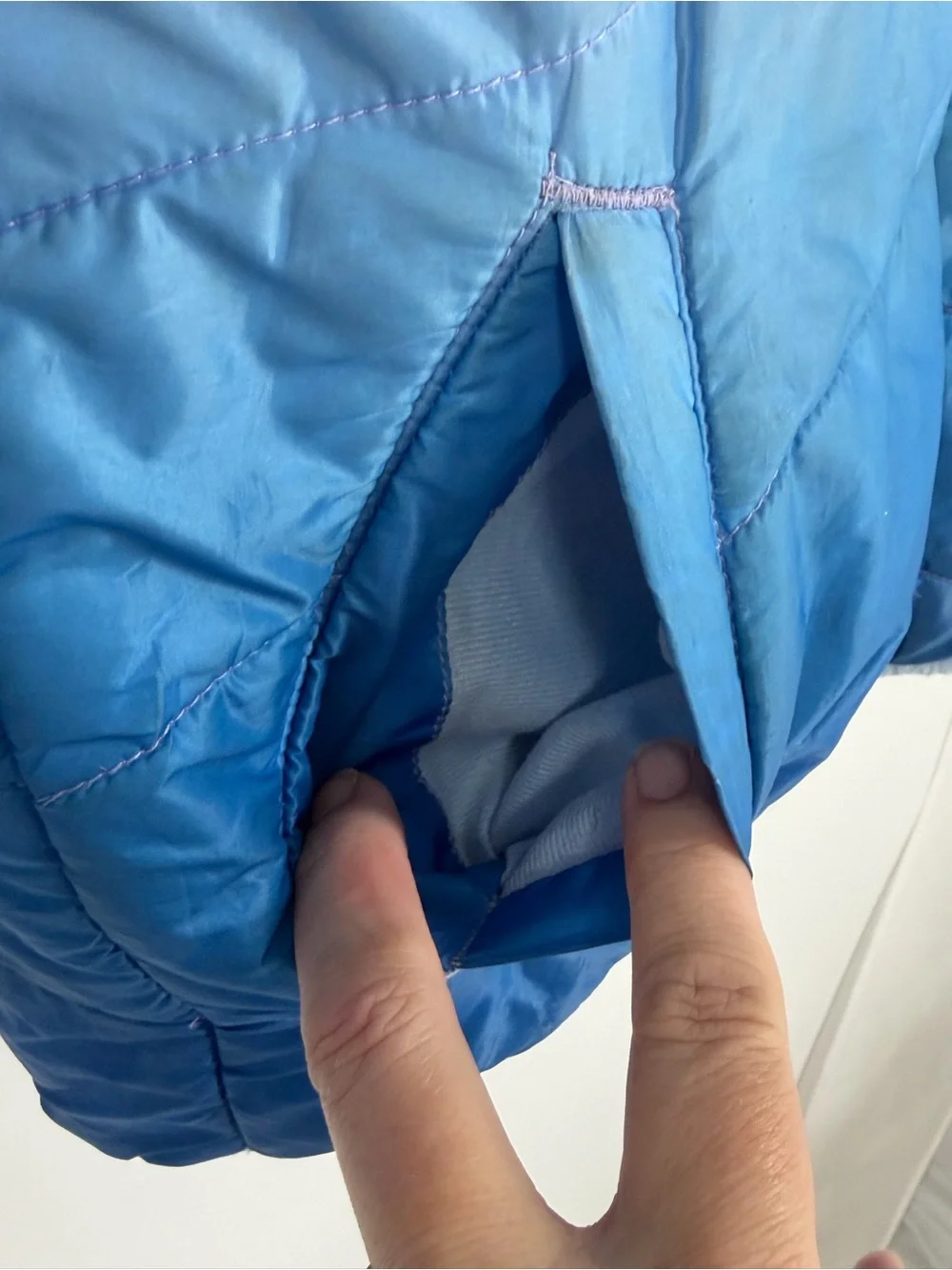 Eddie Bauer Girls' Deer Harbor Reversible (Puffer/Fleece) Hooded Jacket S (7/8)